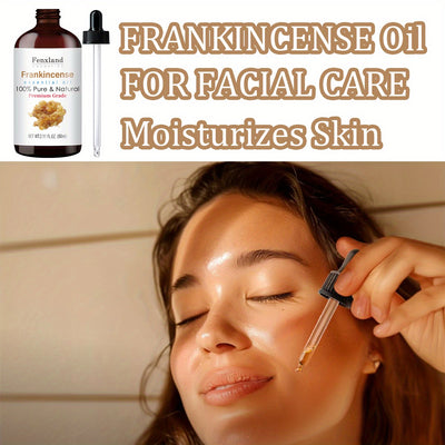 Frankincense Essential Oil - 100% Pure & Natural - Facial Care - Moisturizes Skin - 2.11fl Oz (2.03oz)