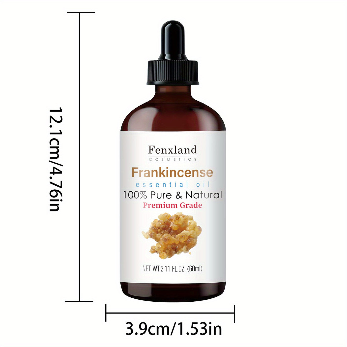 Frankincense Essential Oil - 100% Pure & Natural - Facial Care - Moisturizes Skin - 2.11fl Oz (2.03oz)