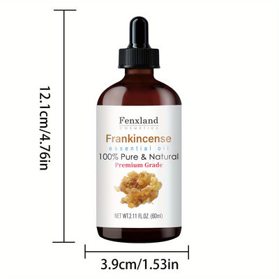 Frankincense Essential Oil - 100% Pure & Natural - Facial Care - Moisturizes Skin - 2.11fl Oz (2.03oz)