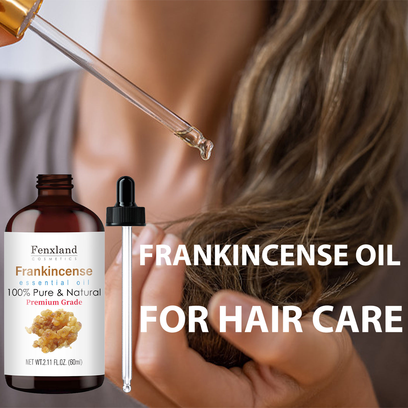 Frankincense Essential Oil - 100% Pure & Natural - Facial Care - Moisturizes Skin - 2.11fl Oz (2.03oz)