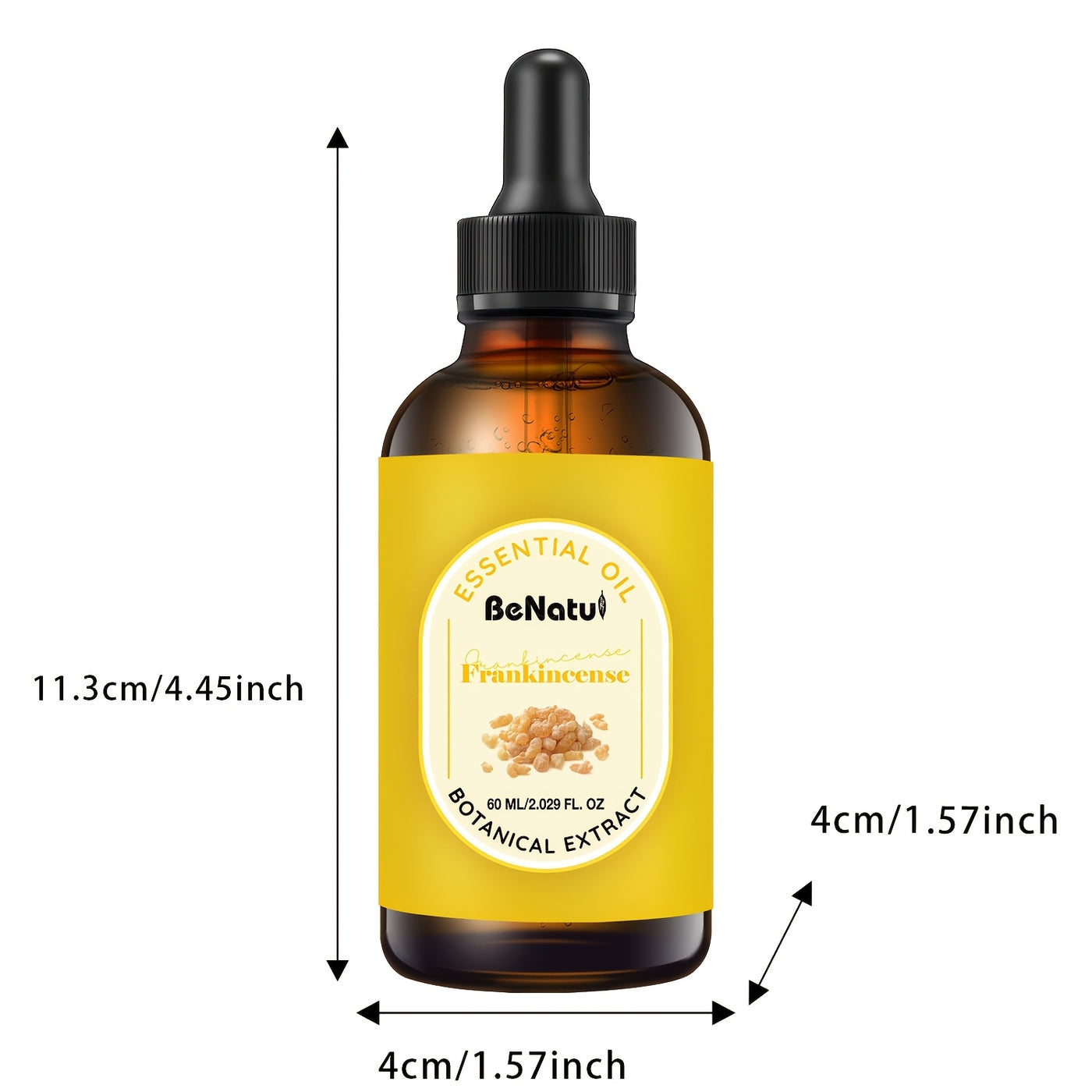 Frankincense Essential Oil 4.06oz - Long-lasting Woody Aroma, Suitable For Diffusers, Humidifiers And | Large Bottle, Suitable For Home And Hotel Fragrances | Warm Resin Scent, Perfect For Meditation Or DIY Candle Making