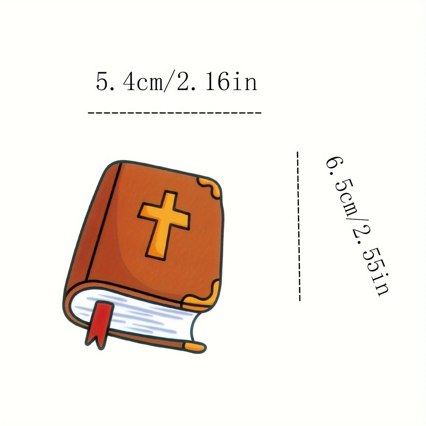 200ps Jesus Christian Vinyl Stickers - Waterproof Decorative Stickers for Water Bottle, Computer, Notebook, Luggage, Phone, Laptop, Bike, Skateboard and More