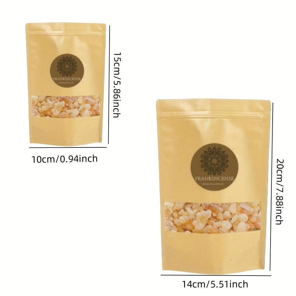 [15g Natural Frankincense Resin Incense] Pure Frankincense Resin, 15/35/70g - Hand-Selected Natural Incense for DIY Church Purification & Home Decor, Perfect for Christmas & Eid Al-Fitr, for Autumn