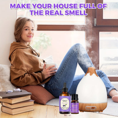 12 Flavors Essential Oils for - Long-Lasting Fragrance, High-Quality Liquid Oils for Diffusers, Humidifiers, Candles & Soap Making - Lavender, Mint, Frankincense, Sweet Orange, Eucalyptus - Rich Aroma, Local Warehouse, Repeat