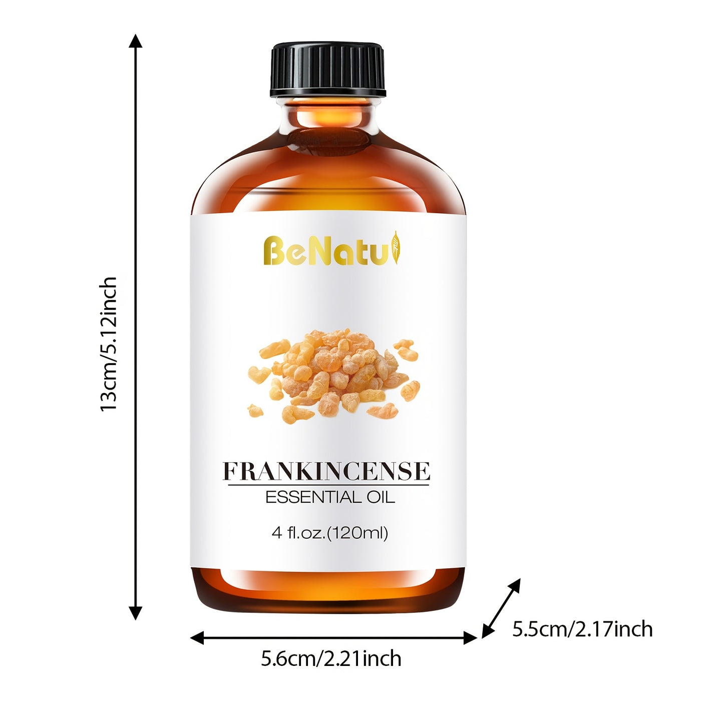 Frankincense Essential Oil 4.06oz - Long-lasting Woody Aroma, Suitable For Diffusers, Humidifiers And | Large Bottle, Suitable For Home And Hotel Fragrances | Warm Resin Scent, Perfect For Meditation Or DIY Candle Making