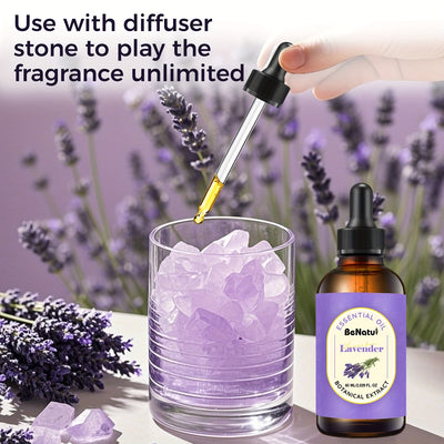 12 Flavors Essential Oils for - Long-Lasting Fragrance, High-Quality Liquid Oils for Diffusers, Humidifiers, Candles & Soap Making - Lavender, Mint, Frankincense, Sweet Orange, Eucalyptus - Rich Aroma, Local Warehouse, Repeat