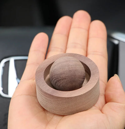 Solid Wood Spherical Essential Oil for Fragrance Enhancement Home Bedroom Aromatherapy Eliminate Room Odor with Home decoration