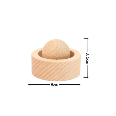 Solid Wood Spherical Essential Oil for Fragrance Enhancement Home Bedroom Aromatherapy Eliminate Room Odor with Home decoration