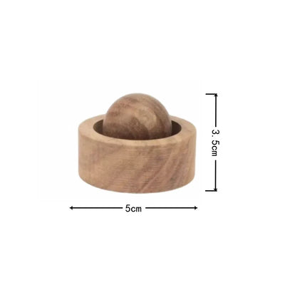 Solid Wood Spherical Essential Oil for Fragrance Enhancement Home Bedroom Aromatherapy Eliminate Room Odor with Home decoration