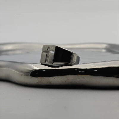 Jesus Cross Ring 316L Stainless Steel Jewelry Polishing Hollow Out Unisex Cross Rings