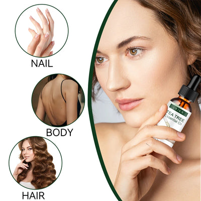 Natural Tea tree oil moisturizing facial body feminine skin care skin repair moisturizing Aromatherapy pure massage essential oi