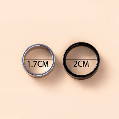 2 Pcs/Set Black Silver Color Stainless Steel Cross Couple Ring Christian Catholic Jewelry Valentines Day Gift