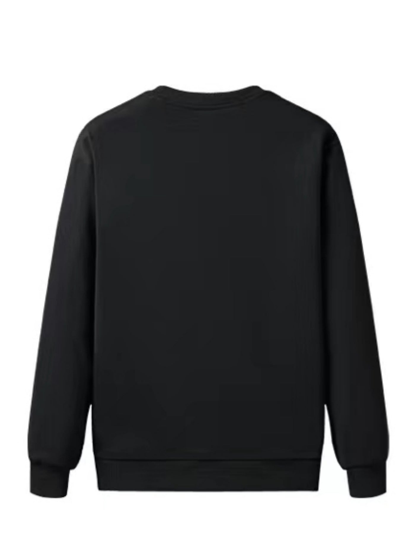 Comfy Cross Print Crew Neck Sweatshirt Pullover for Men - Soft Brushed Fleece, Relaxed Fit, Winter and Fall Essential - Perfect for Casual Daily Wear, Outdoor Activities, and Gift Ideas