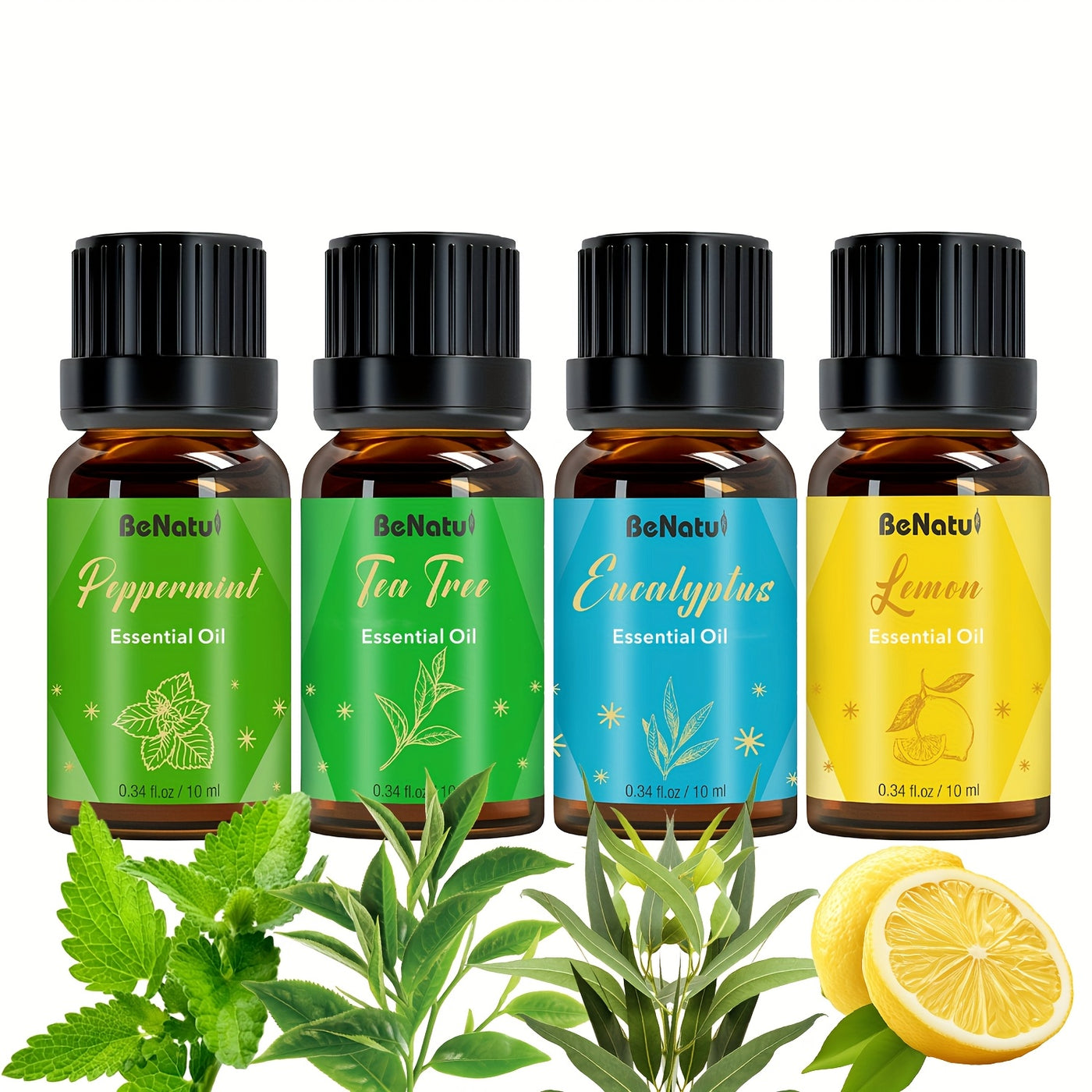 12 Flavors Essential Oils for - Long-Lasting Fragrance, High-Quality Liquid Oils for Diffusers, Humidifiers, Candles & Soap Making - Lavender, Mint, Frankincense, Sweet Orange, Eucalyptus - Rich Aroma, Local Warehouse, Repeat